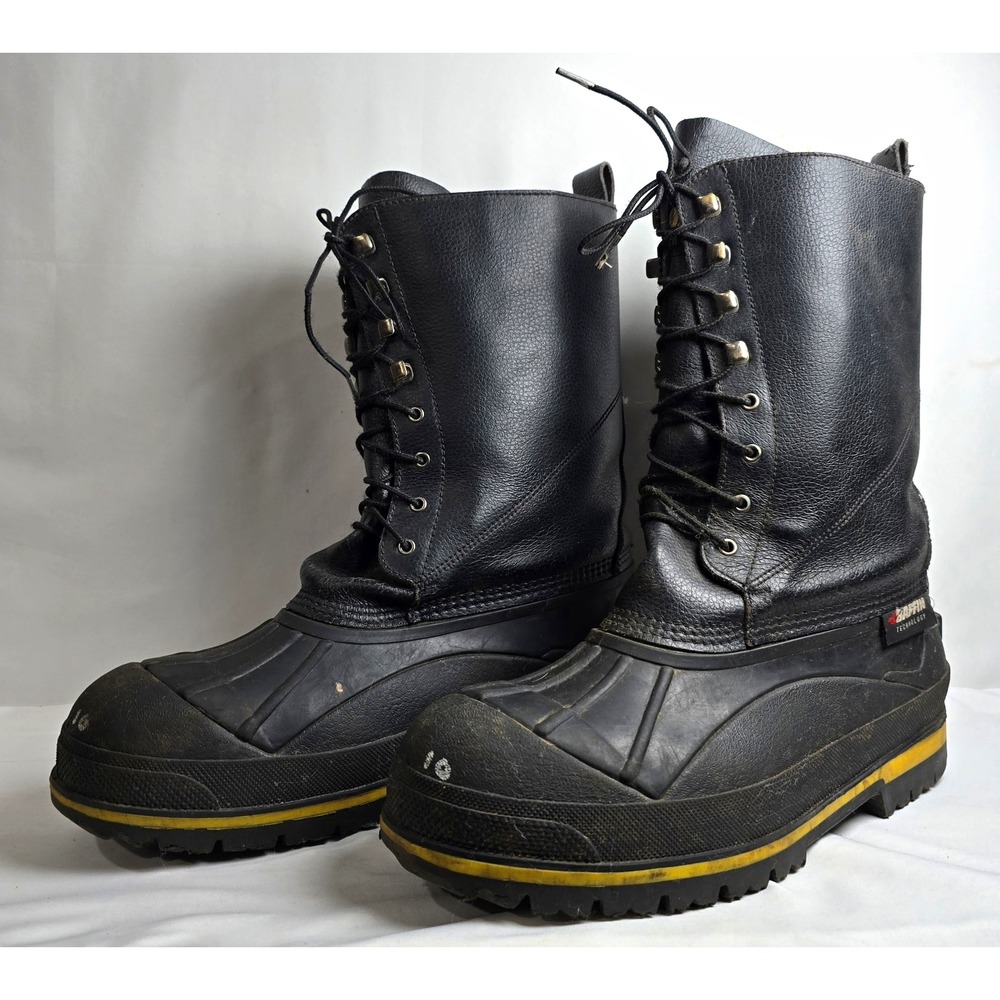 Baffin Technology Insulated Warm Snow Boots Safety Toe/ EH Men's Black Sz 10